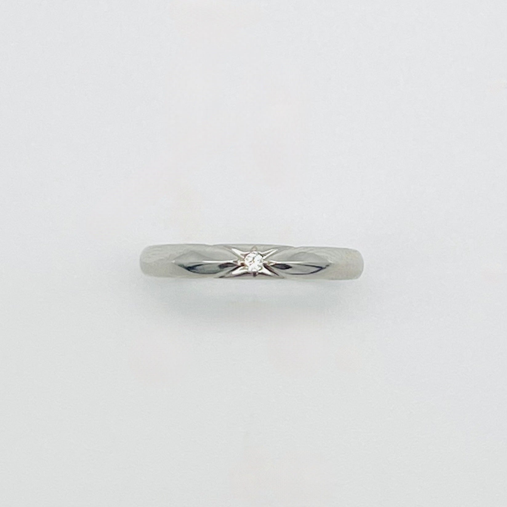 美品 ダイヤモンド プラチナ デザイン リング Pt900 指輪 U02080